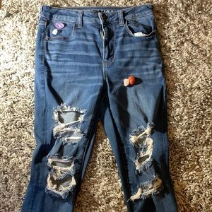 american eagle next level stretch skinny jeans